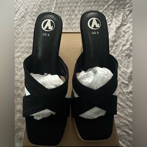 Black Shoes Size US 9